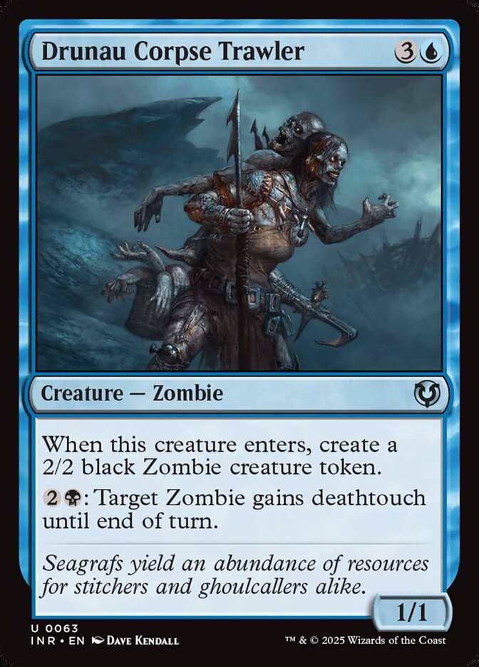 MTG Card Title: Drunau Corpse Trawler INR/63