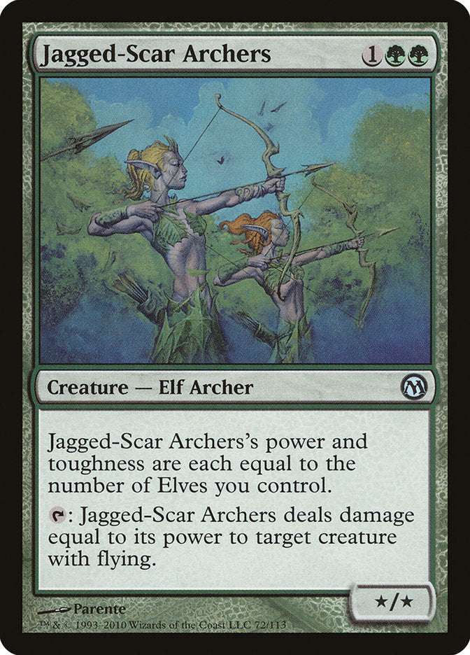 MTG Card Title: Jagged-Scar Archers DPA/72
