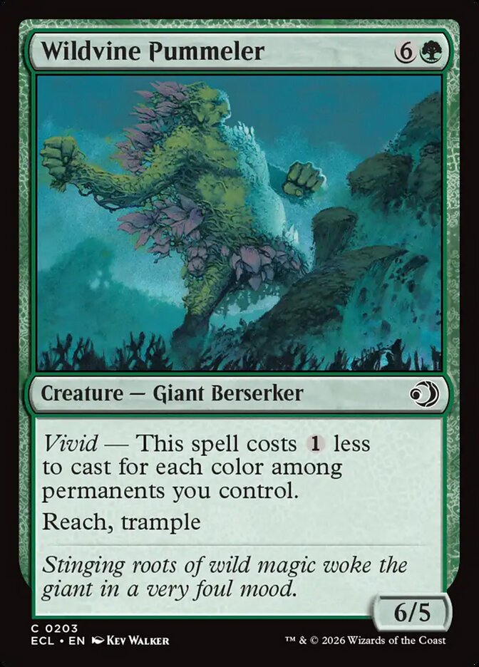 MTG Card Title: Wildvine Pummeler ECL/203