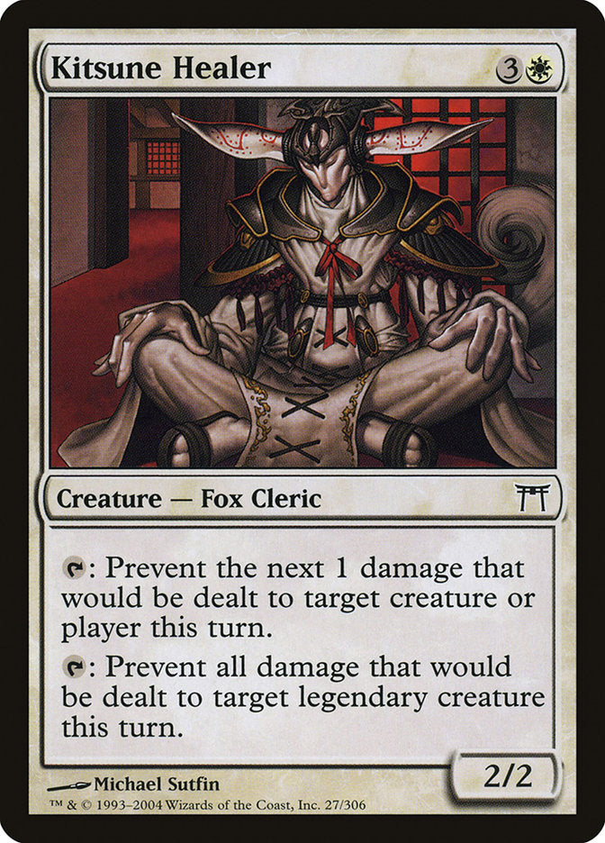 MTG Card Title: Kitsune Healer CHK/27