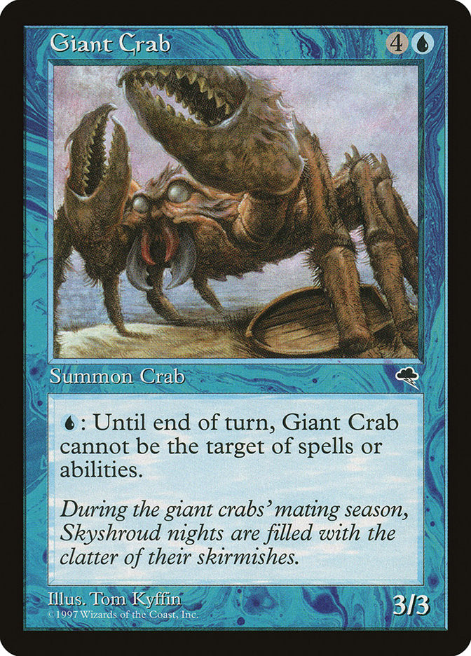 MTG Card Title: Giant Crab TMP/66