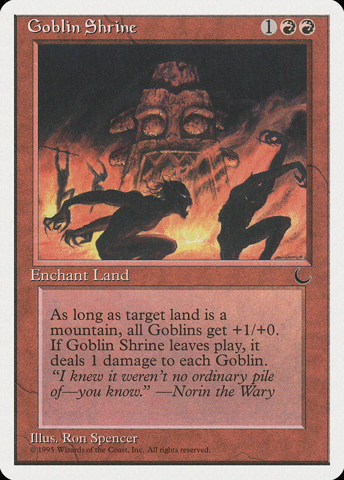 MTG Card Title: Goblin Shrine CHR/50