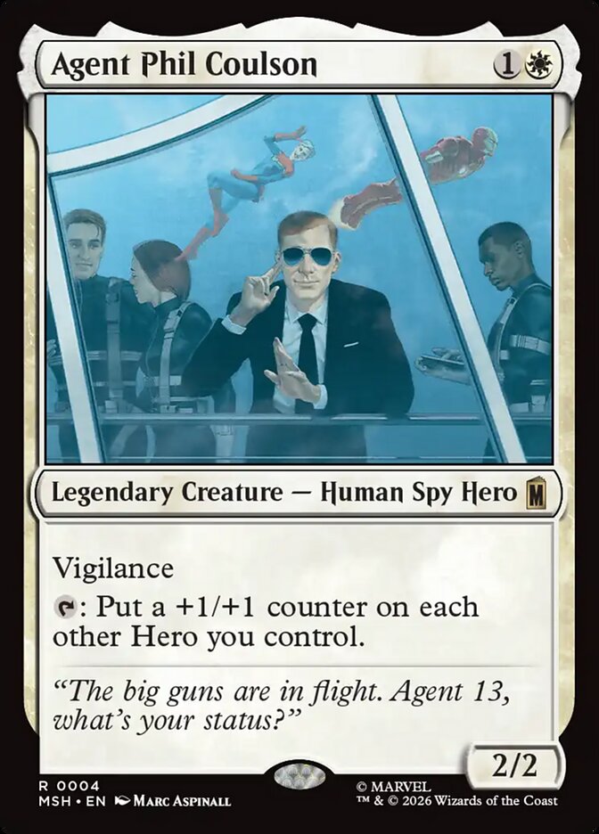 MTG Card Title: Agent Phil Coulson MSH/4