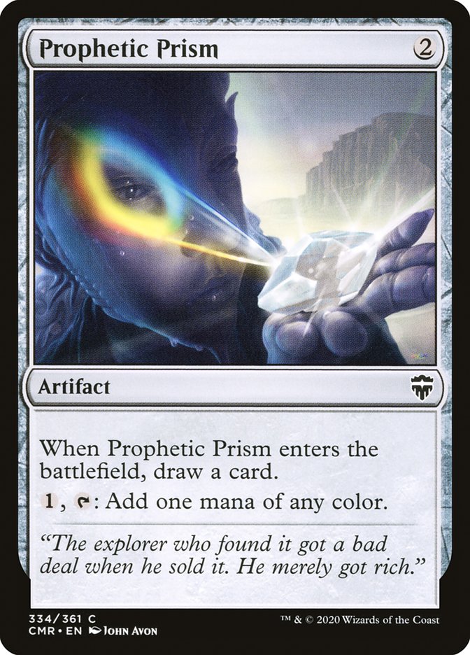 MTG Card Title: Prophetic Prism CMR/334