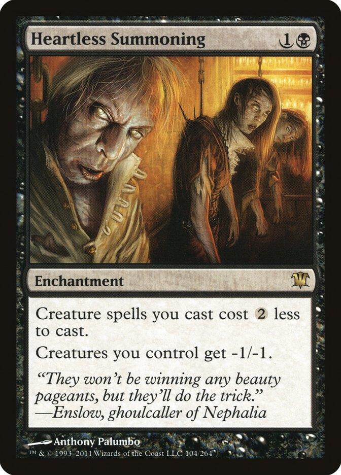 MTG Card Title: Heartless Summoning ISD/104