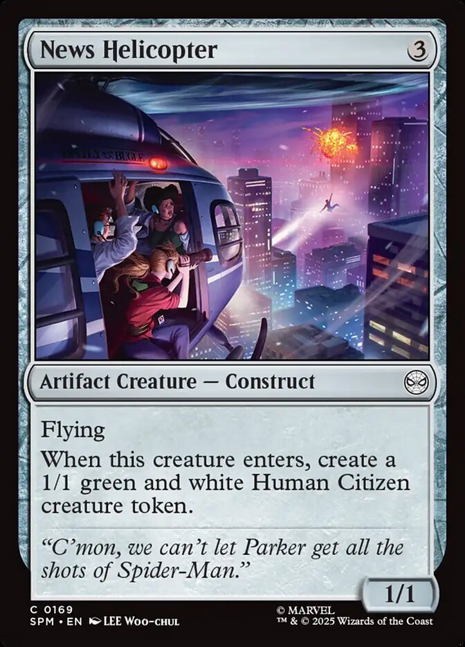 MTG Card Title: News Helicopter SPM/169