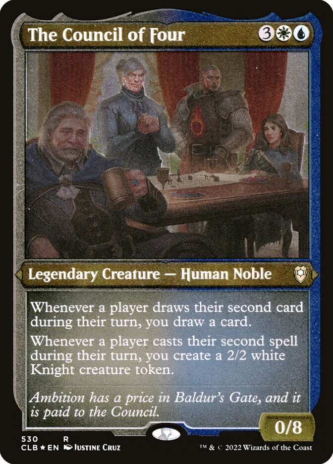 MTG Card Title: The Council of Four CLB/530
