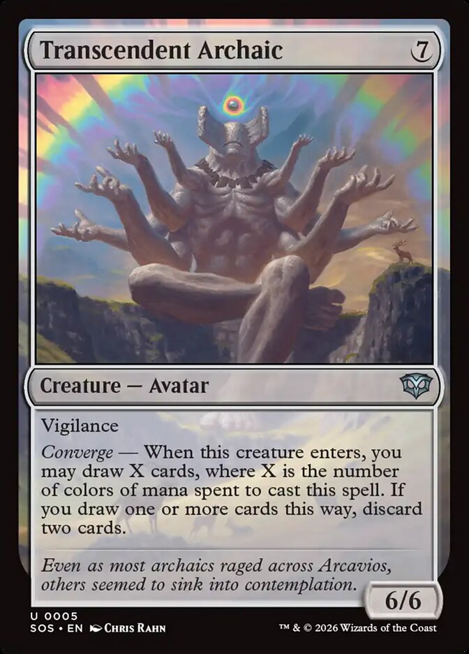 MTG Card Title: Transcendent Archaic SOS/5