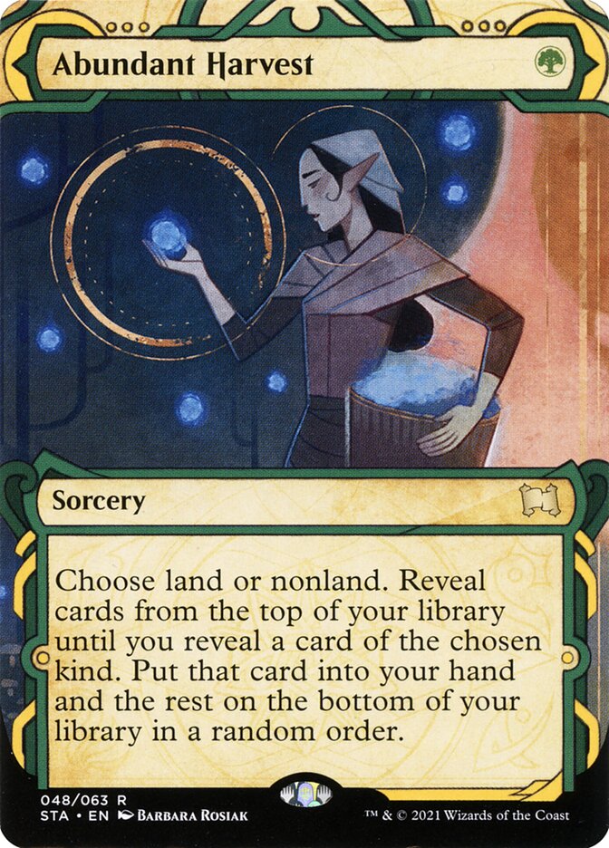 MTG Card Title: Abundant Harvest STA/48