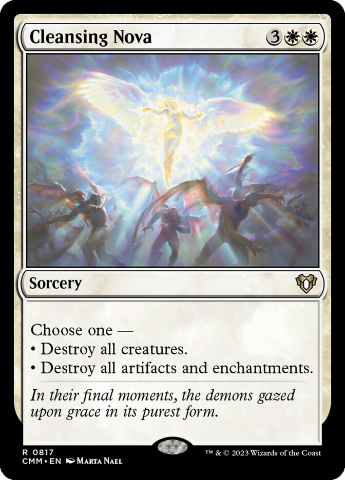 MTG Card Title: Cleansing Nova CMM/817