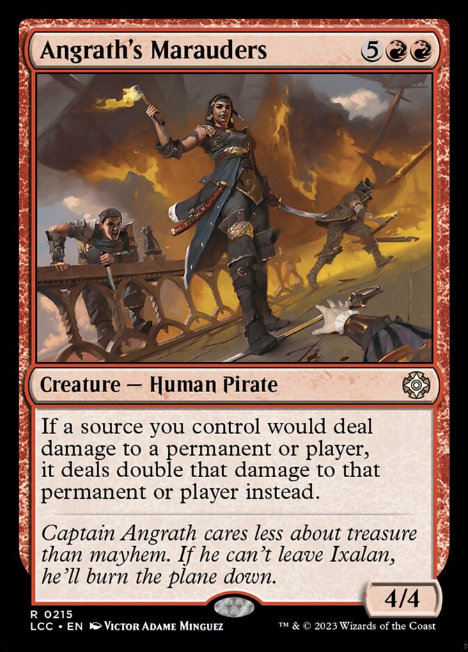 MTG Card Title: Angrath's Marauders LCC/215