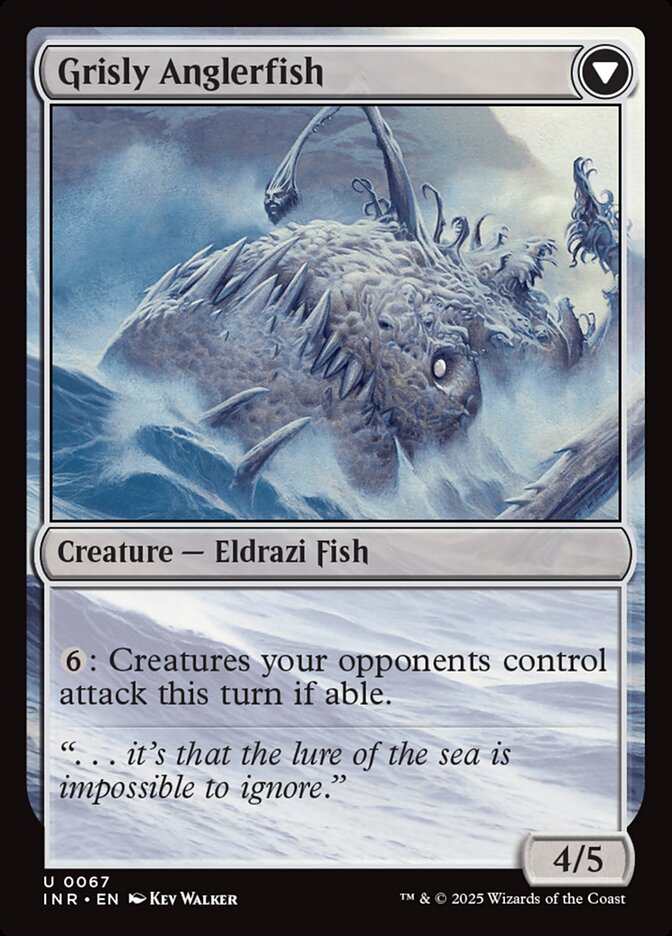 Grizzled Angler // Grisly Anglerfish INR/67