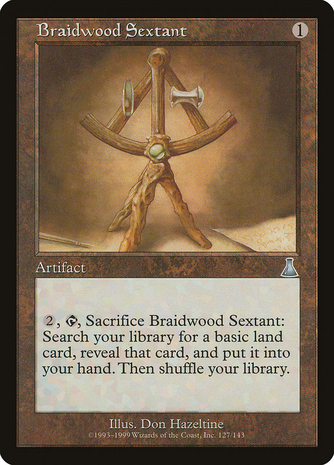 MTG Card Title: Braidwood Sextant UDS/127