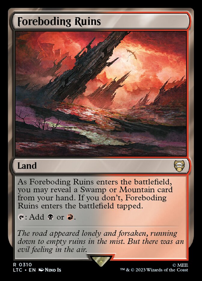 MTG Card Title: Foreboding Ruins LTC/310