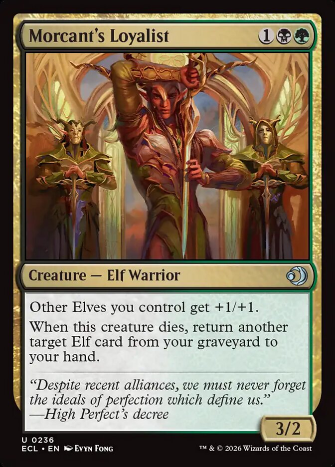 MTG Card Title: Morcant's Loyalist ECL/236