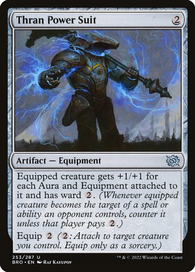 MTG Card Title: Thran Power Suit BRO/253