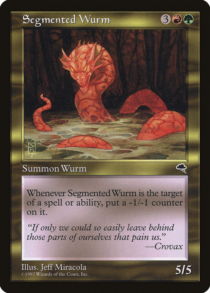 MTG Card Title: Segmented Wurm TMP/269