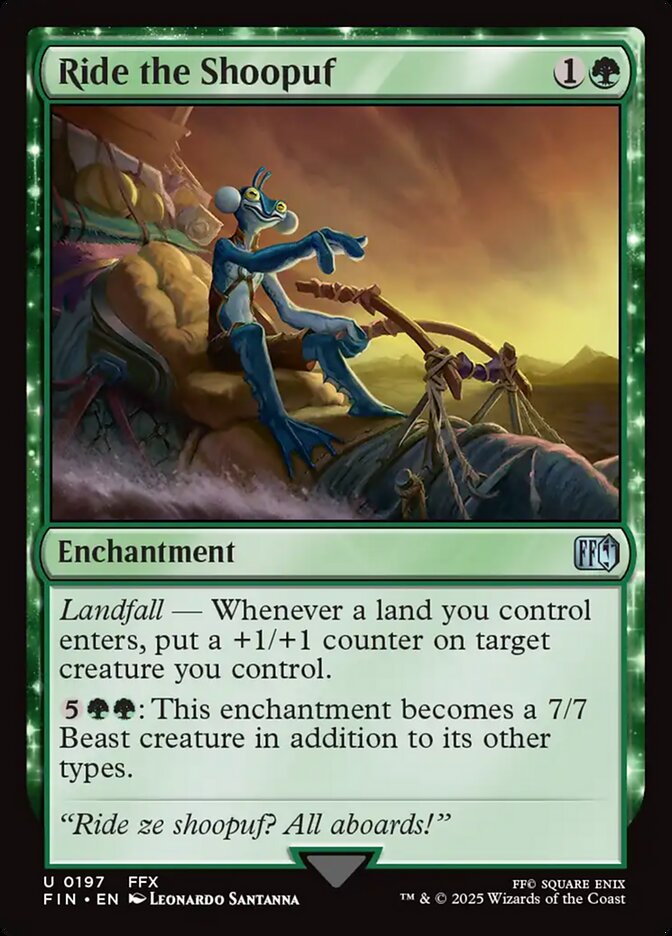 MTG Card Title: Ride the Shoopuf FIN/197