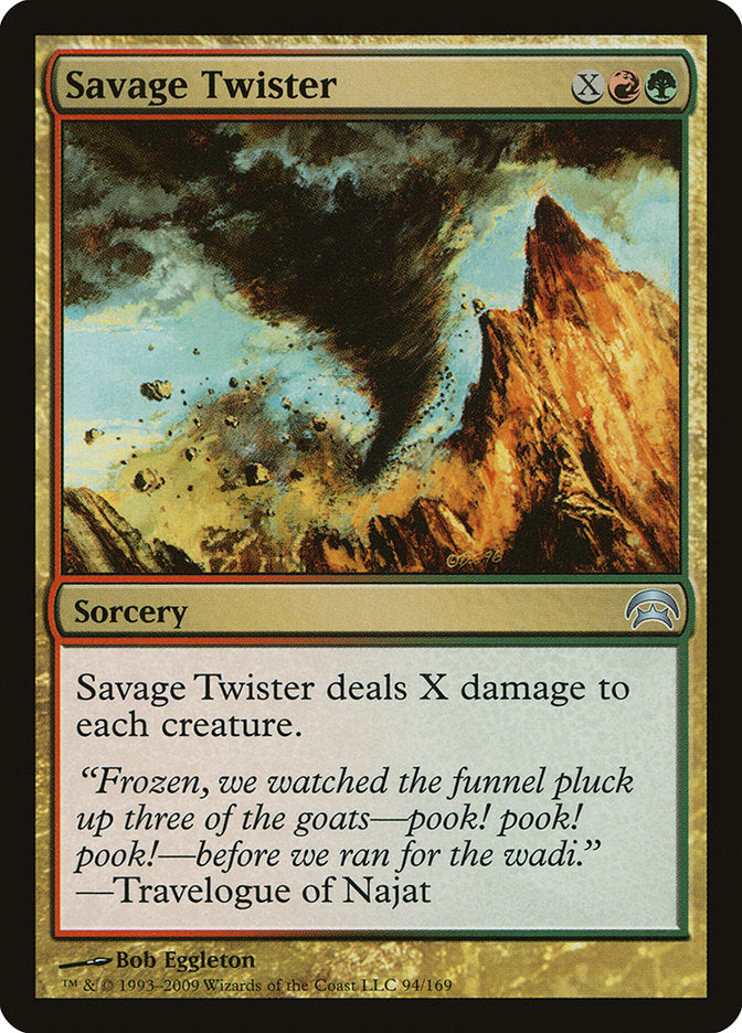 MTG Card Title: Savage Twister HOP/94