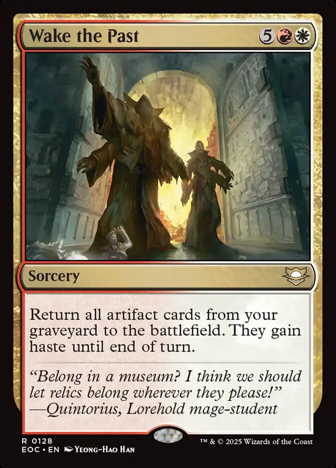 MTG Card Title: Wake the Past EOC/128