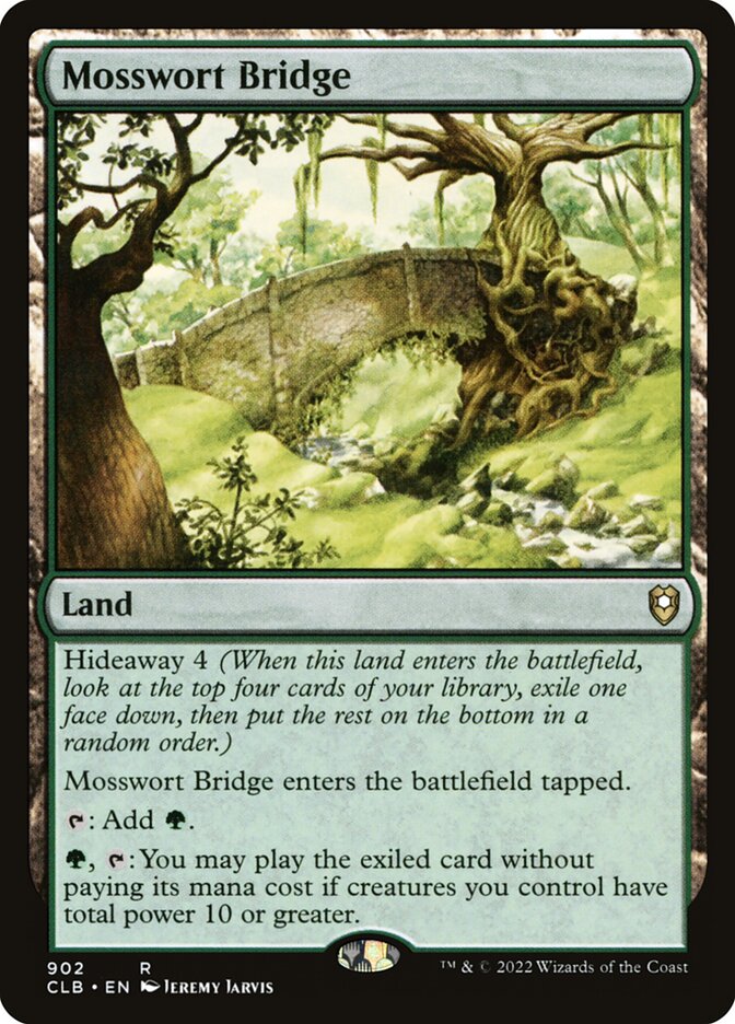 MTG Card Title: Mosswort Bridge CLB/902