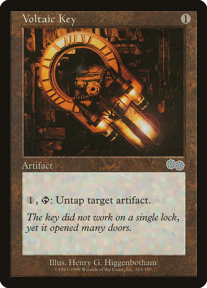 MTG Card Title: Voltaic Key USG/314