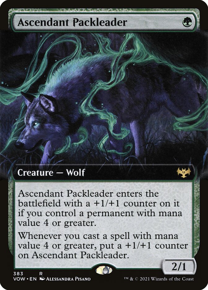 MTG Card Title: Ascendant Packleader VOW/383
