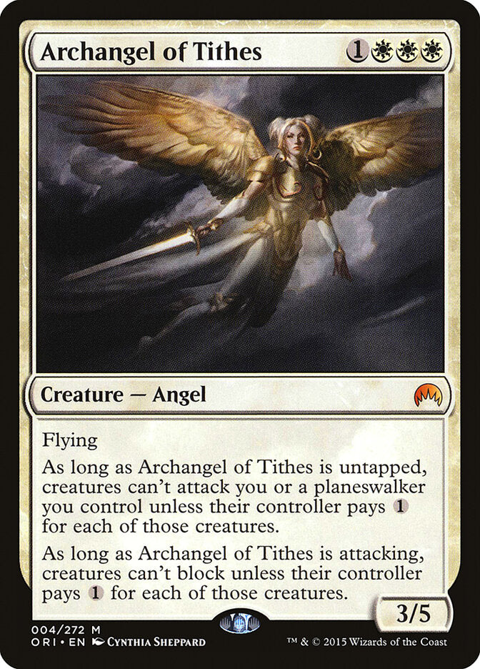 MTG Card Title: Archangel of Tithes ORI/4