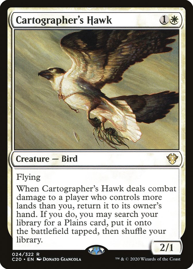 MTG Card Title: Cartographer's Hawk C20/24