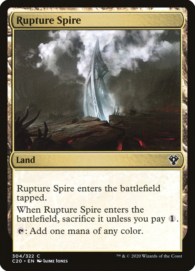 MTG Card Title: Rupture Spire C20/304