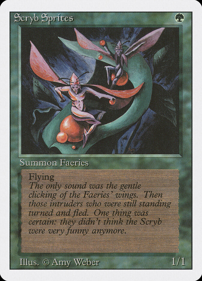 MTG Card Title: Scryb Sprites 3ED/215