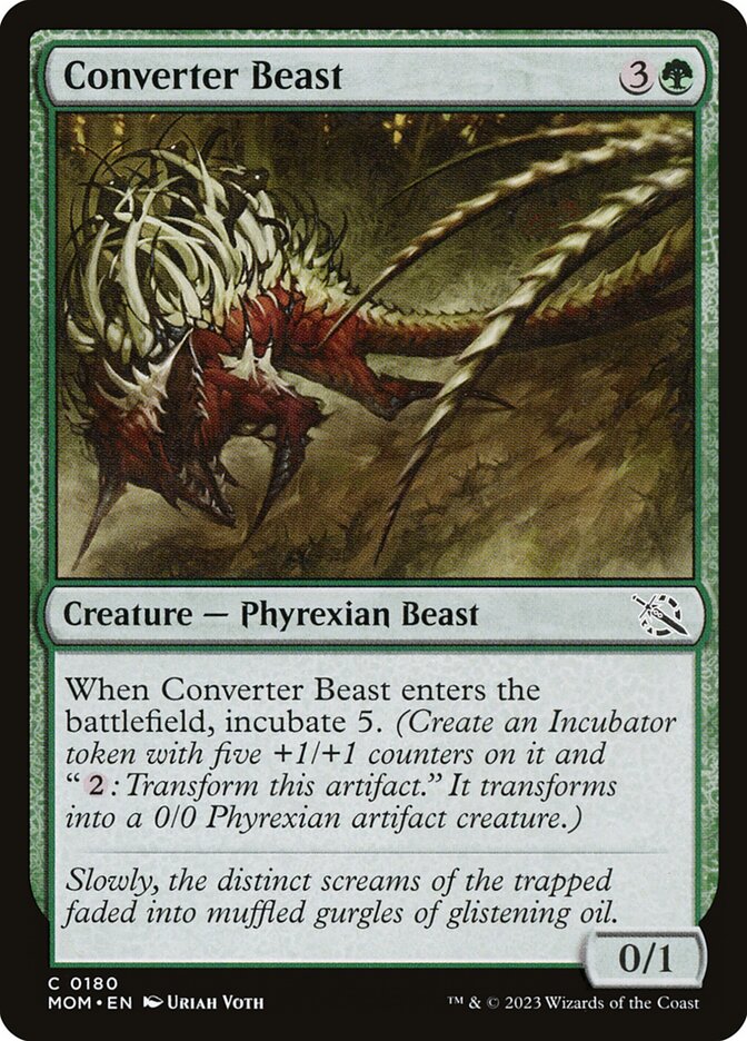 MTG Card Title: Converter Beast MOM/180