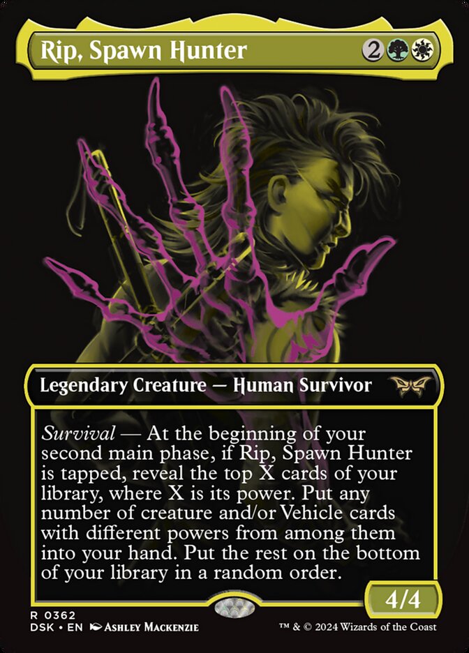 MTG Card Title: Rip, Spawn Hunter DSK/362