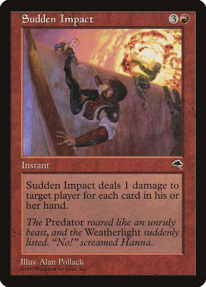 MTG Card Title: Sudden Impact TMP/208