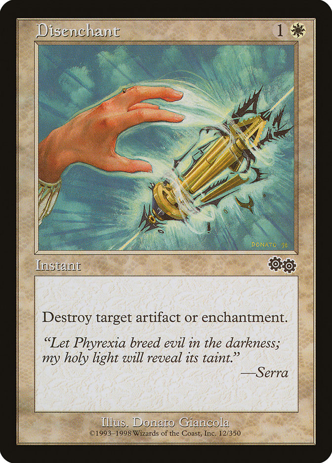 MTG Card Title: Disenchant USG/12