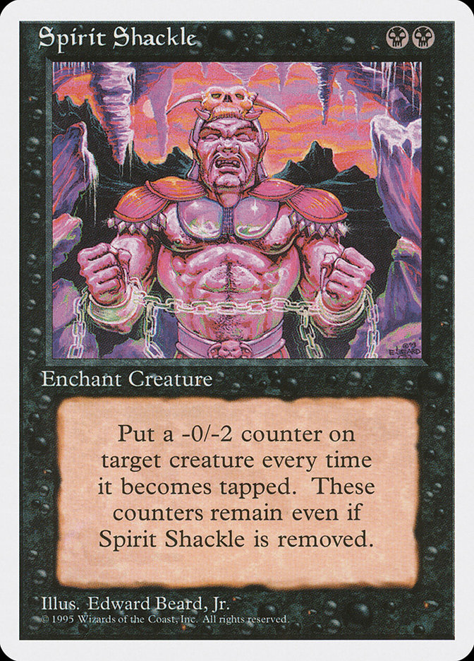 MTG Card Title: Spirit Shackle 4ED/163