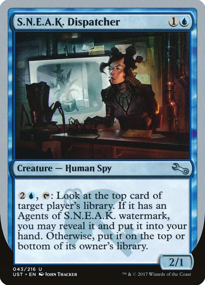 MTG Card Title: S.N.E.A.K. Dispatcher UST/43