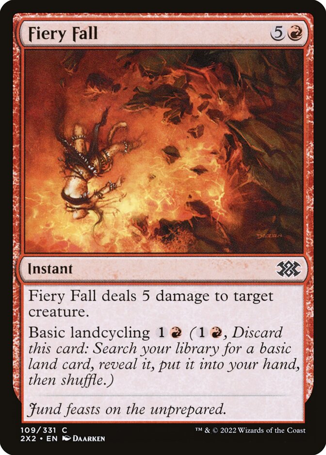 MTG Card Title: Fiery Fall 2X2/109