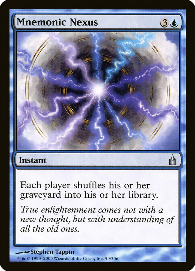 MTG Card Title: Mnemonic Nexus RAV/59