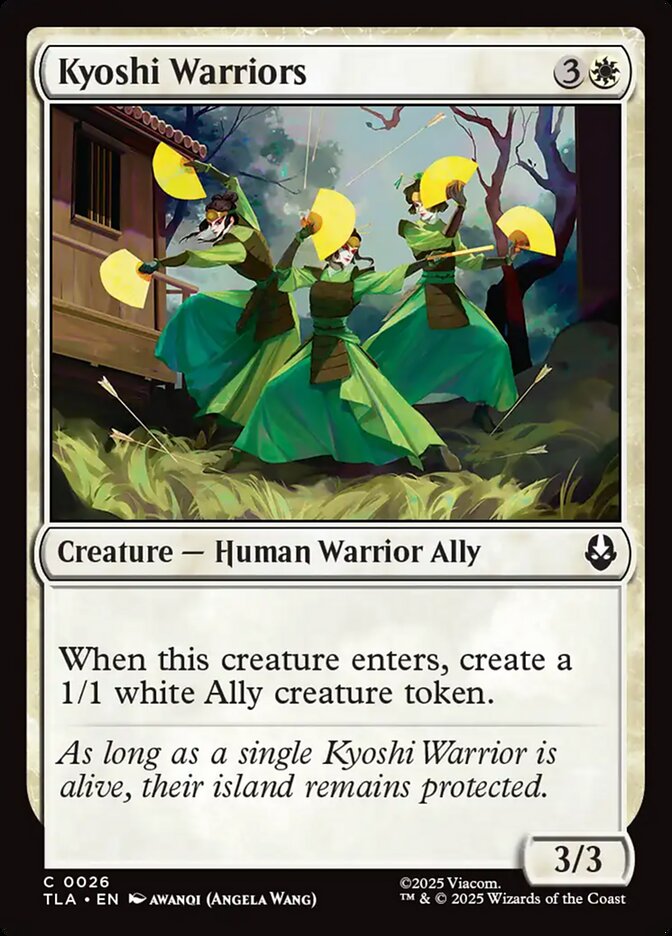 MTG Card Title: Kyoshi Warriors TLA/26