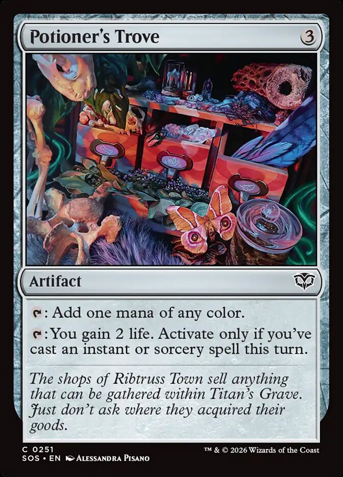 MTG Card Title: Potioner's Trove SOS/251