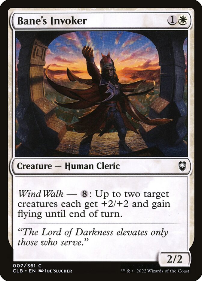 MTG Card Title: Bane's Invoker CLB/7