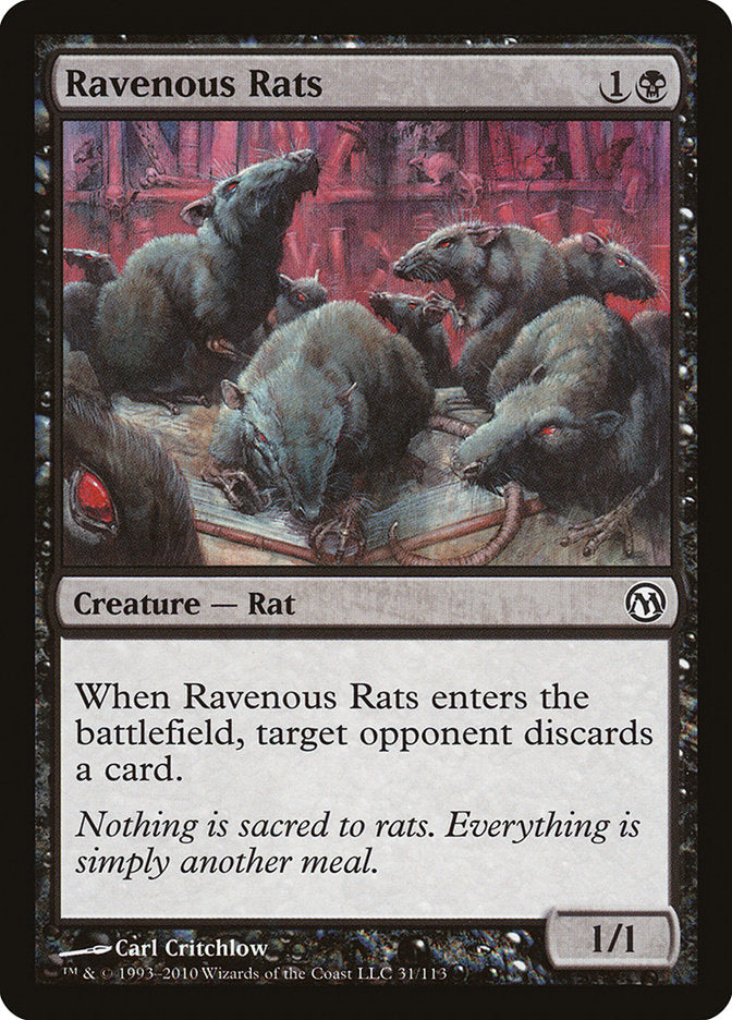 MTG Card Title: Ravenous Rats DPA/31