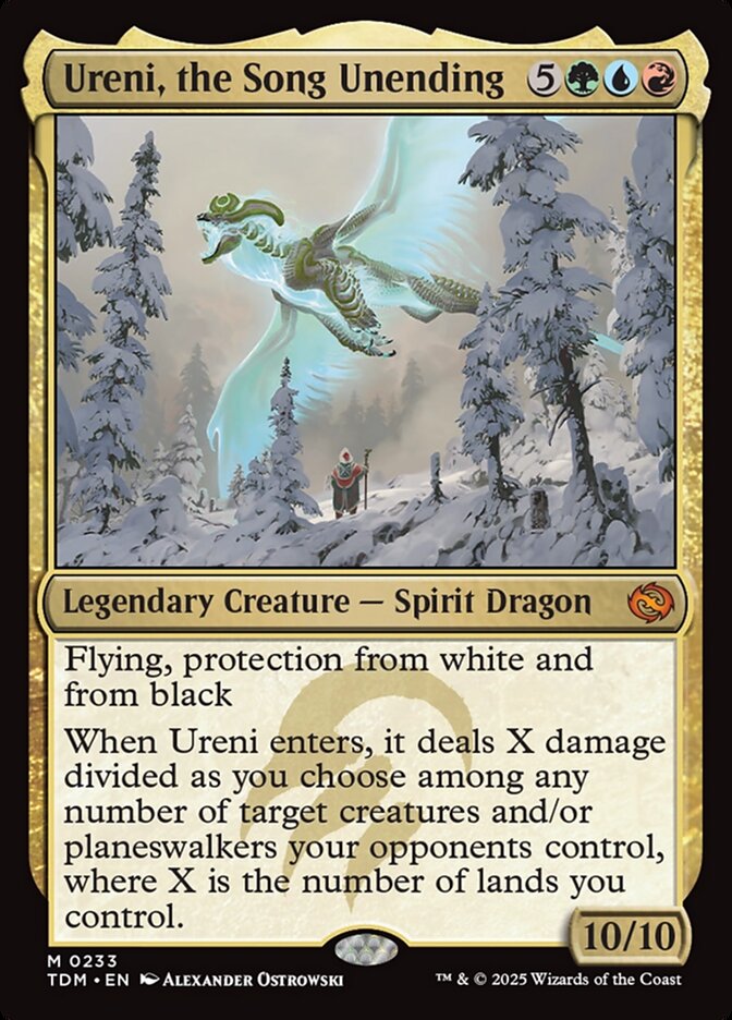 MTG Card Title: Ureni, the Song Unending TDM/233