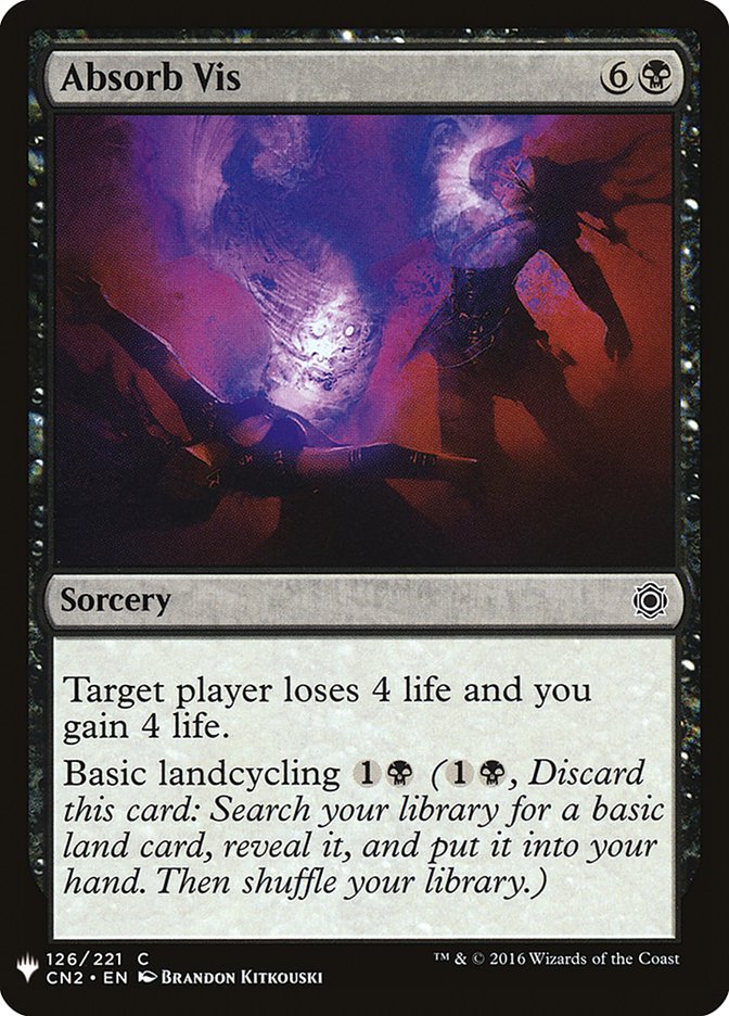 MTG Card Title: Absorb Vis PLST/CN2-126