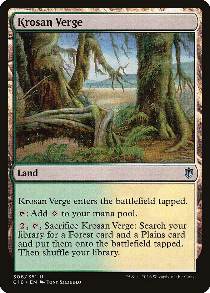 MTG Card Title: Krosan Verge C16/306