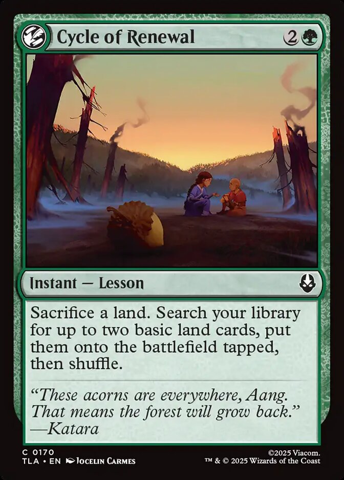 MTG Card Title: Cycle of Renewal TLA/170