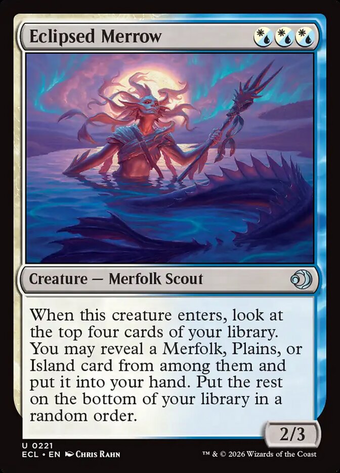 MTG Card Title: Eclipsed Merrow ECL/221