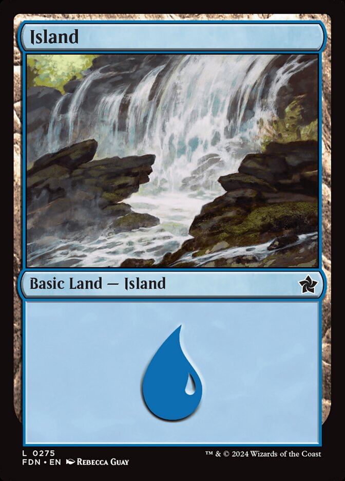 MTG Card Title: Island FDN/275