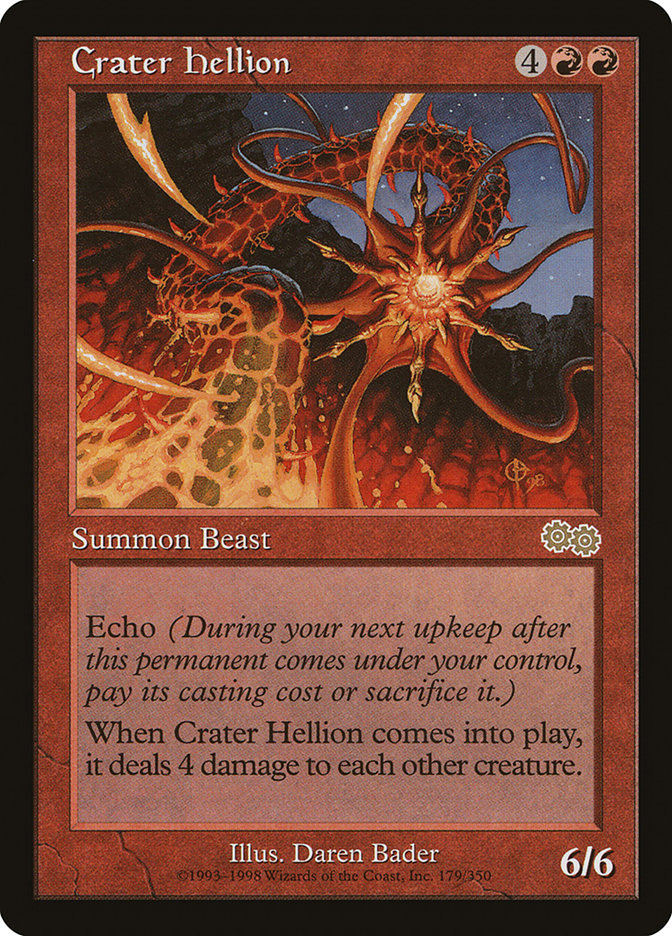 MTG Card Title: Crater Hellion USG/179